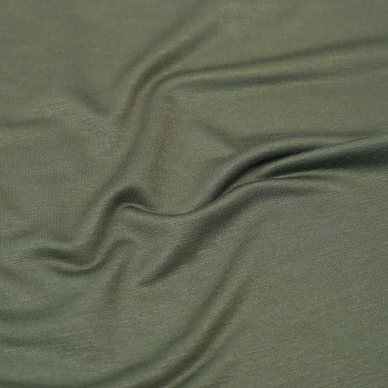 Modal/polyester stretch french terry fabric
