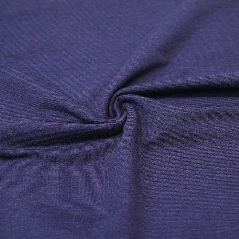Organic bamboo cotton stretch french terry fabric