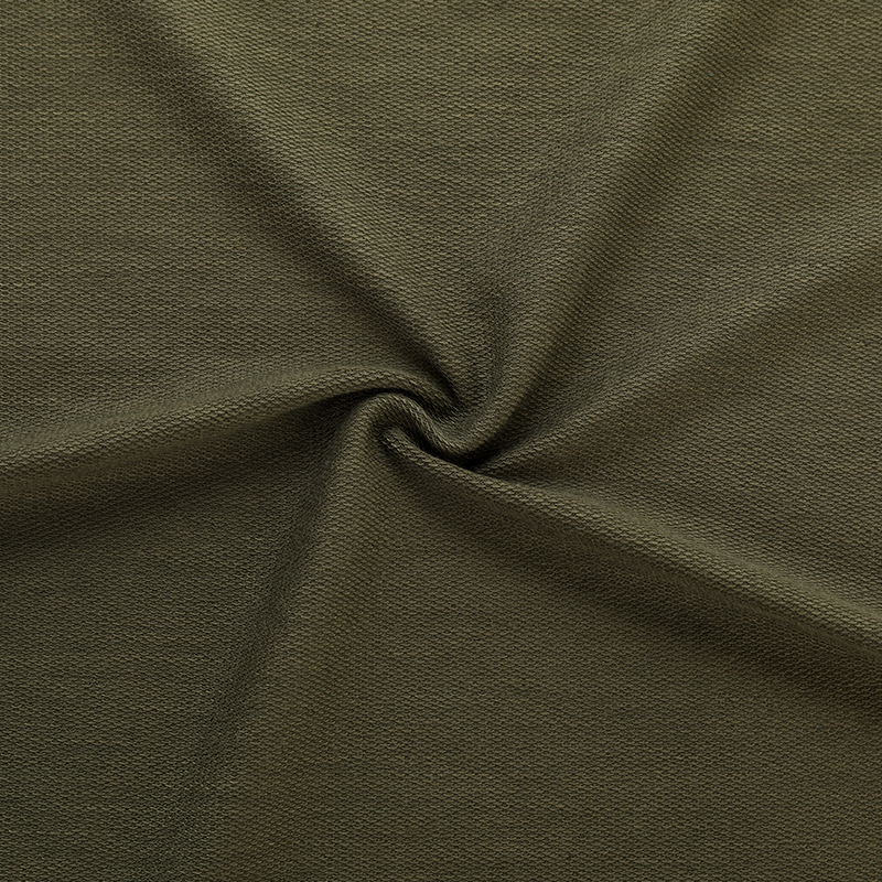 Modal/polyester stretch french terry fabric