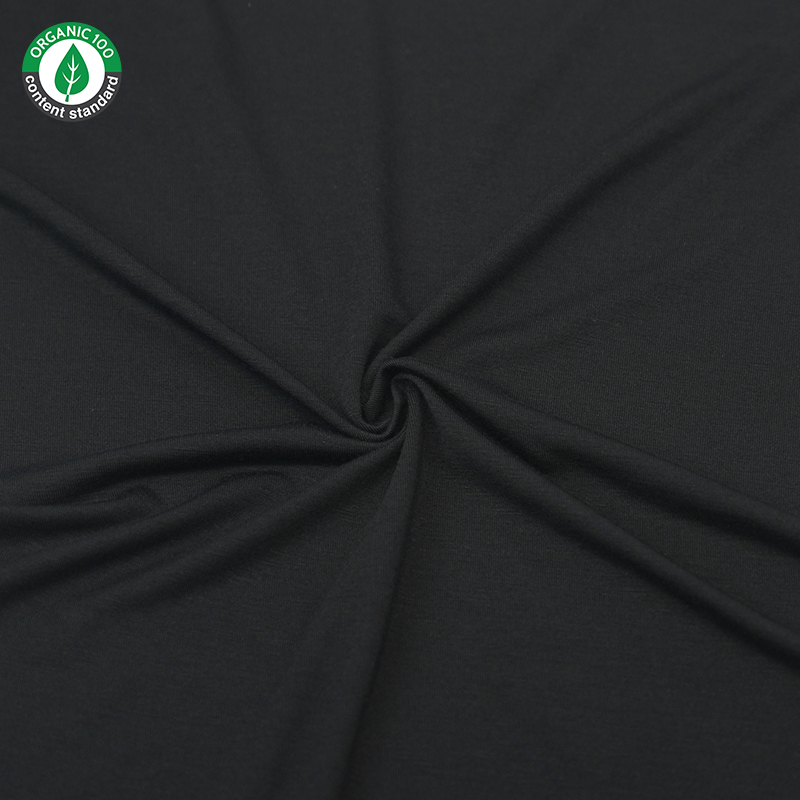 Organic bamboo/spandex jersey underwear fabric