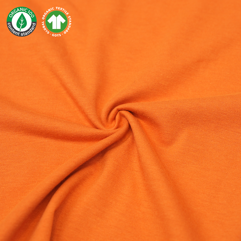 Bamboo Viscose/organic cotton jersey T-shirt fabric